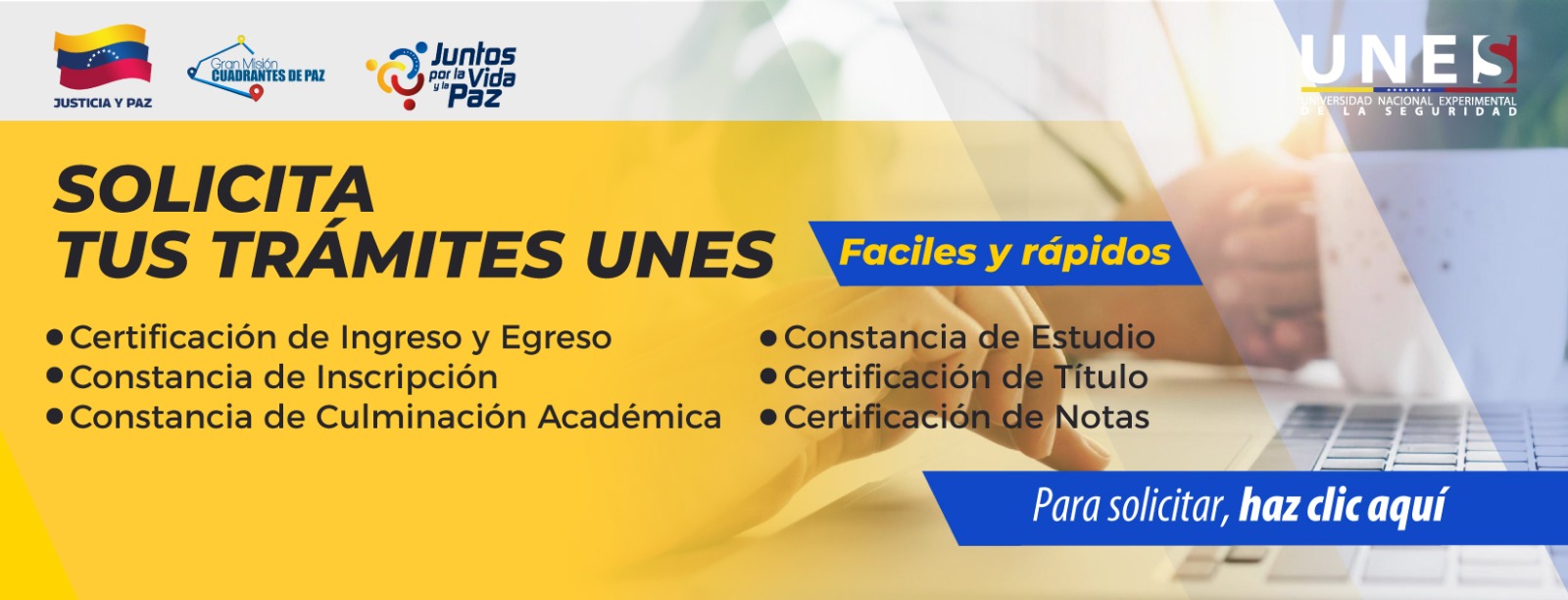 Trámites Digitales UNES